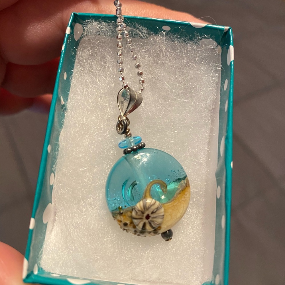 Beach theme necklace